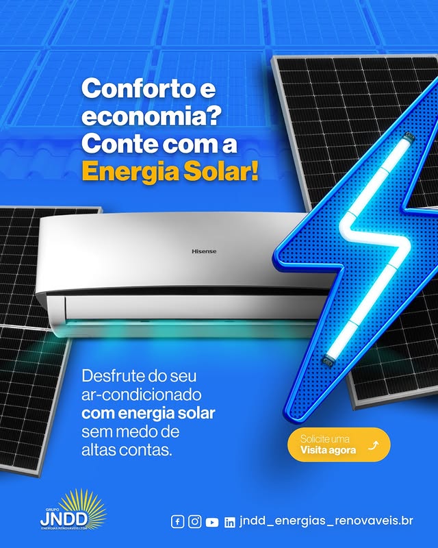 Conforto e economia com energia solar